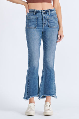 Hidden Front Pocket Jeans