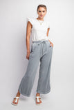 Mineral Washed Terry Pant