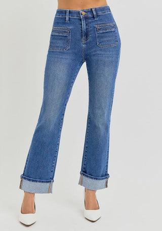 Clara Ankle Straight Jeans by Risen