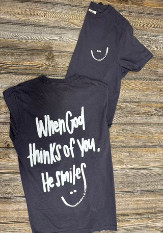 God Smiles Tee