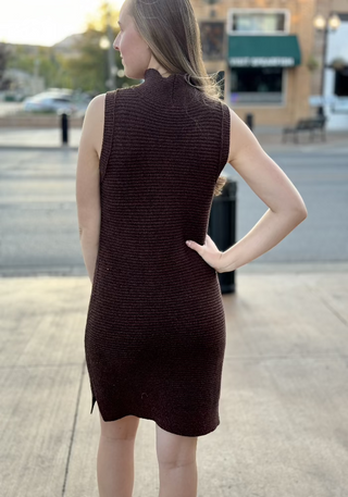 Tribal Sleeveless Sweater Dress