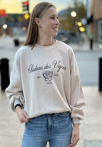 Paris Embroidered Sweatshirt