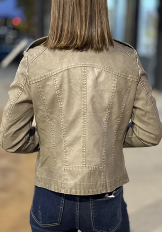 Everyday Vegan Leather Jacket