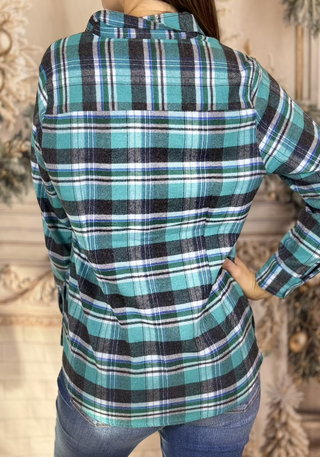 Carrie Plaid Button-Up