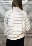 Stripe Quarter Zip