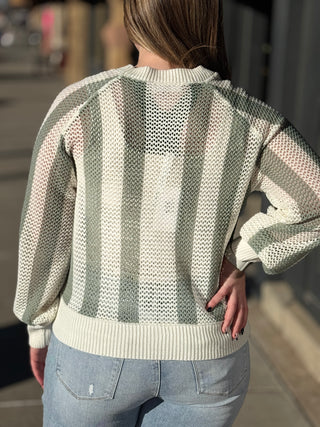 Macey Open Knit Sweater