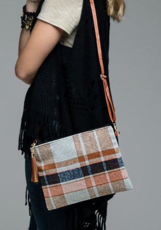 Buffalo Check Cross Body/Clutch